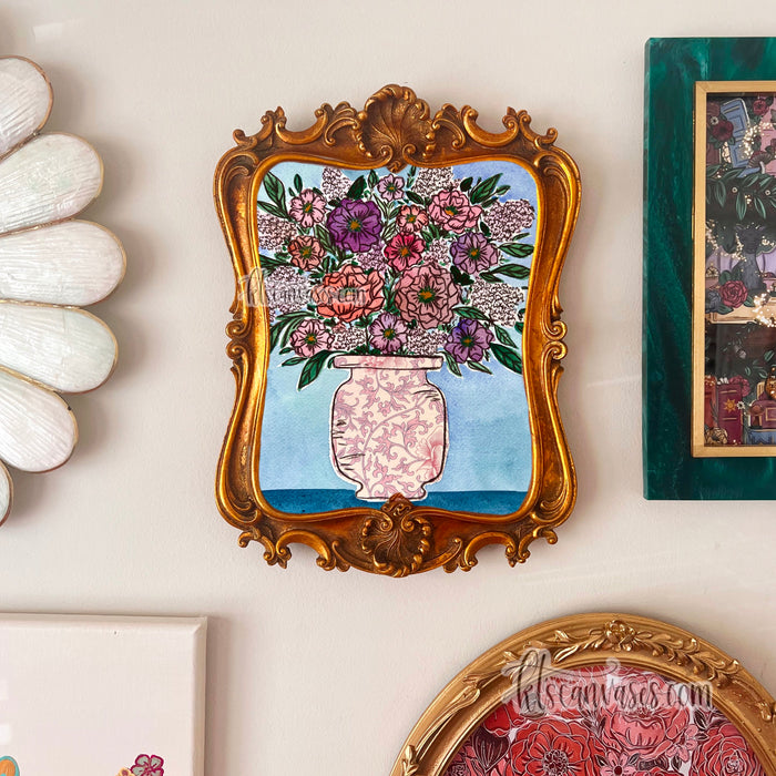 Abstract Florals No. 25 Art Print