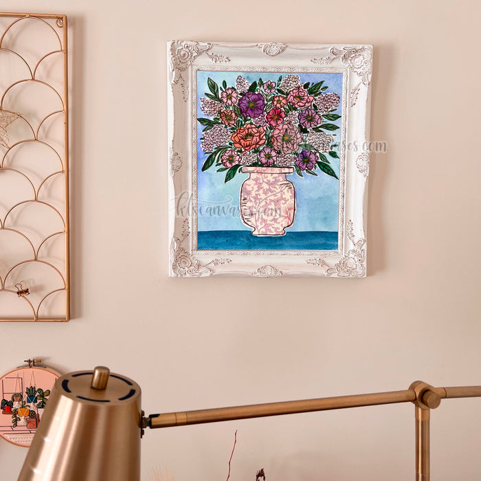 Abstract Florals No. 25 Art Print