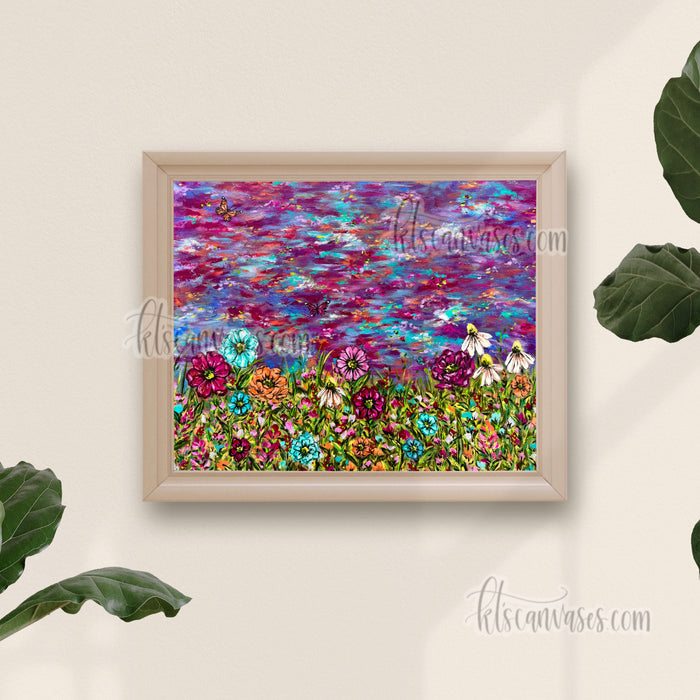 Abstract Garden No. 20 Art Print