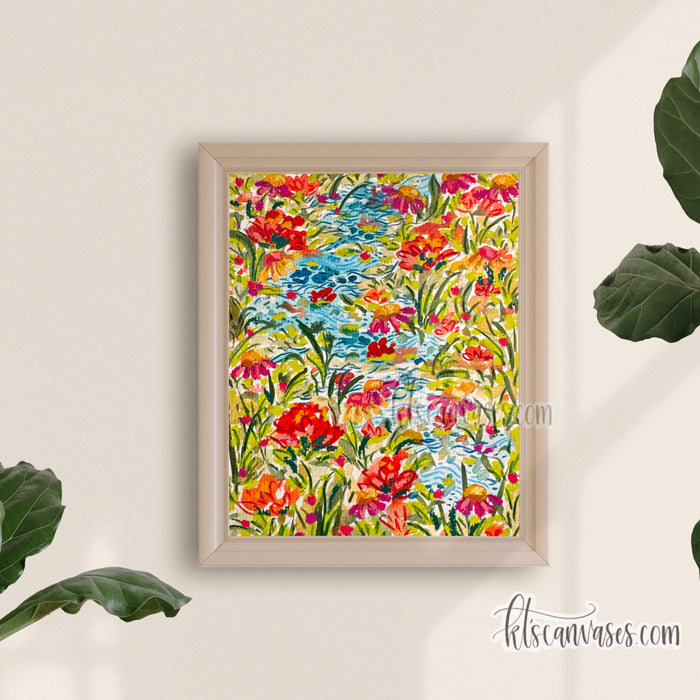 Abstract Garden No. 38 Art Print