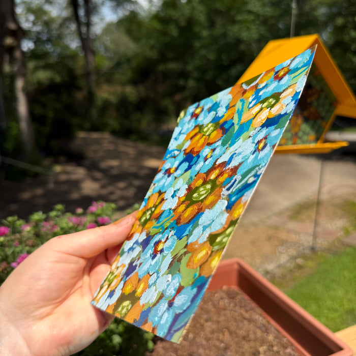 Abstract Garden Original Art Paper No. 2V