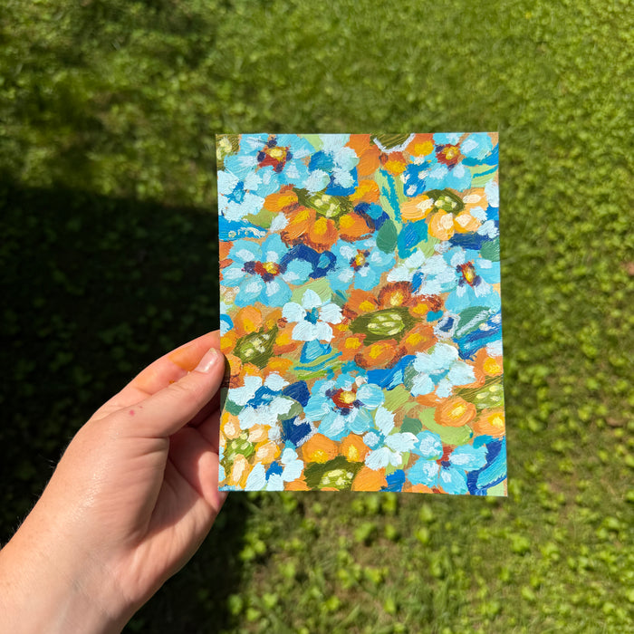 Abstract Garden Original Art Paper No. 2V