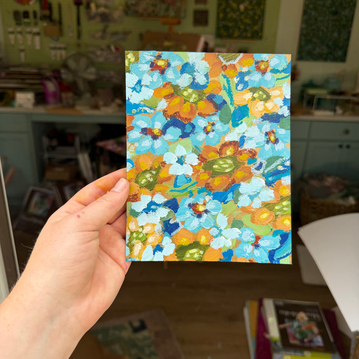 Abstract Garden Original Art Paper No. 2V