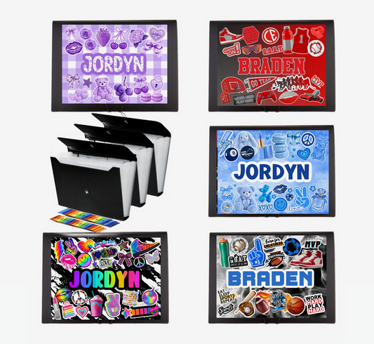 Accordion Folder - Pre-Designed Collages
