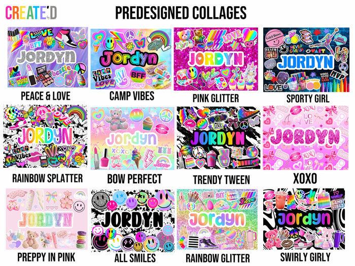 Accordion Folder - Pre-Designed Collages