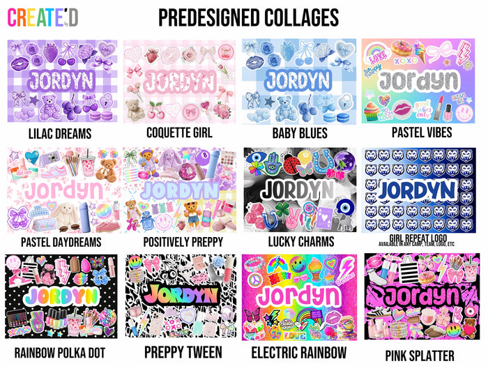 Accordion Folder - Pre-Designed Collages