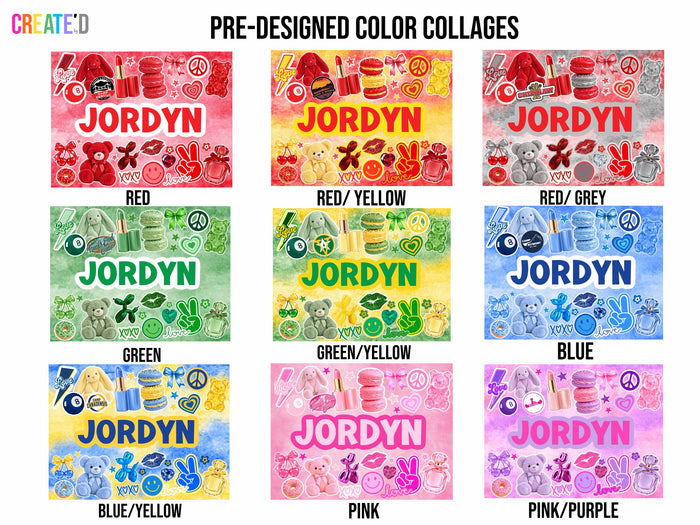 Accordion Folder - Pre-Designed Collages