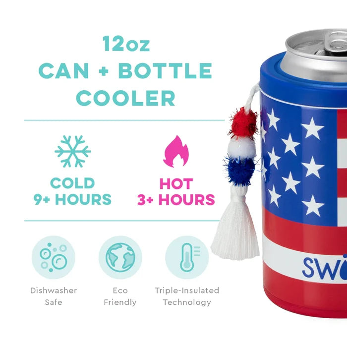 All American Can + Bottle Cooler 12oz