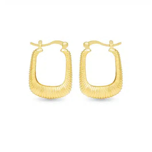 Amanda Blu ribbed square Earrings