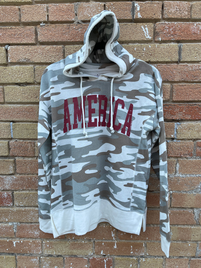 America Camo Hoodie