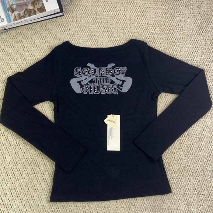 American-style high street long-sleeved shirt