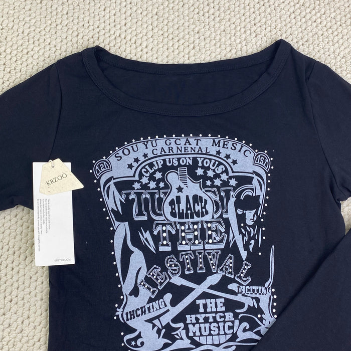 American-style high street long-sleeved shirt