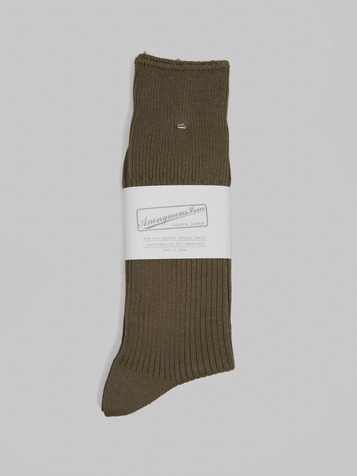 Anonymous Ism Brilliant Crew Socks Khaki