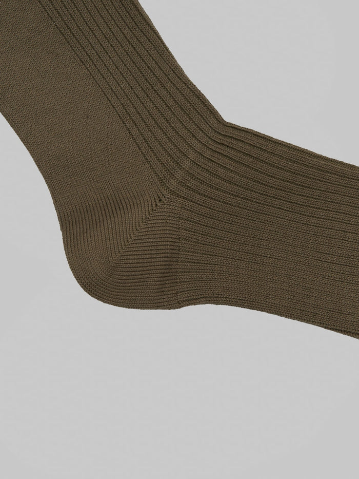 Anonymous Ism Brilliant Crew Socks Khaki heel
