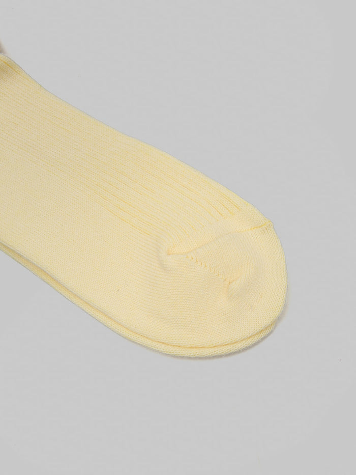Anonymous Ism Brilliant Crew Socks Light Yellow toe