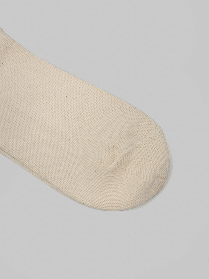 Anonymous Ism OC 2 Line Pique Rib Crew Socks Olive toe