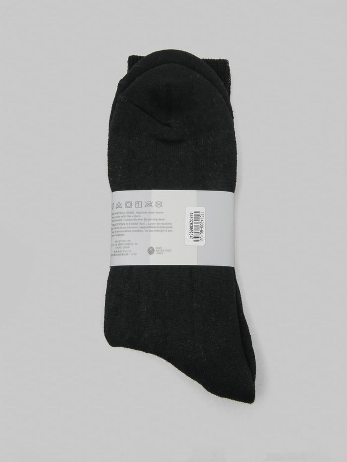Anonymous Ism OC Pile Low Crew Socks Black composition fabric