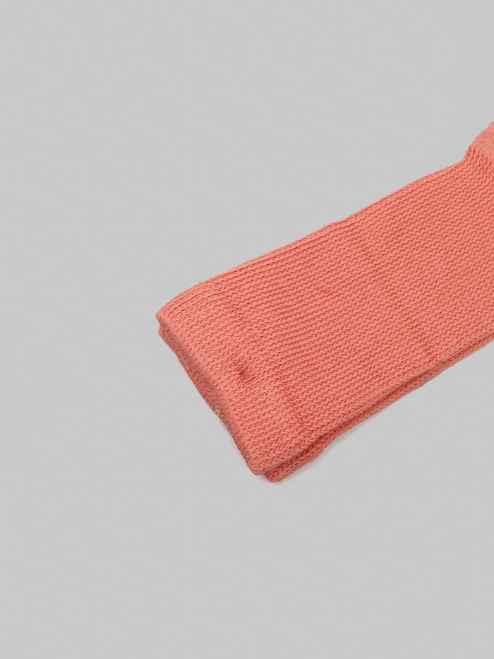 Anonymous Ism OC Pile Low Crew Socks Shade Pink hem