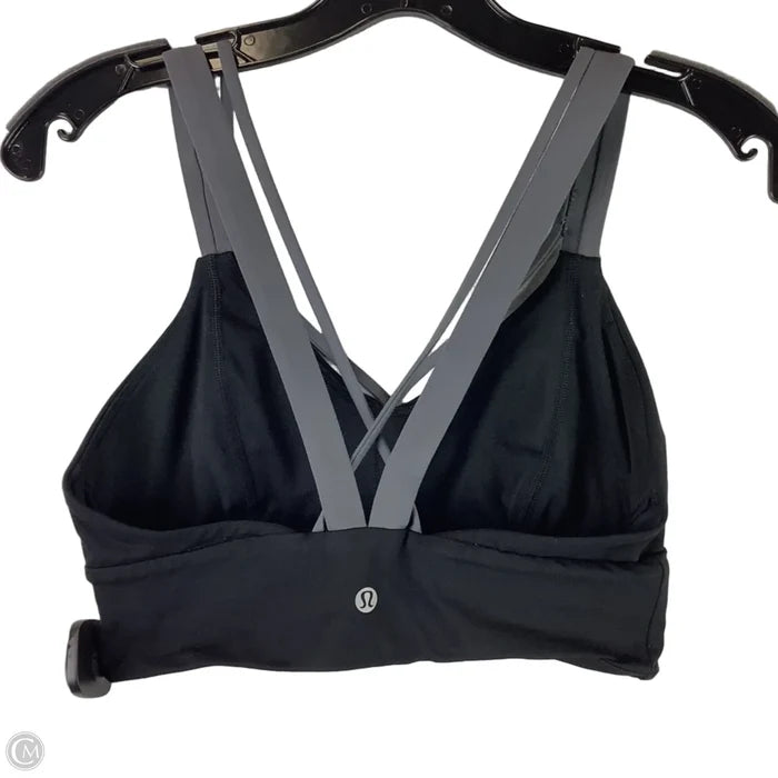 Athletic Bra By Lululemon In Black, Size: 6