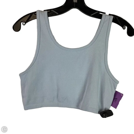 Athletic Bra By Offline In Blue, Size: L