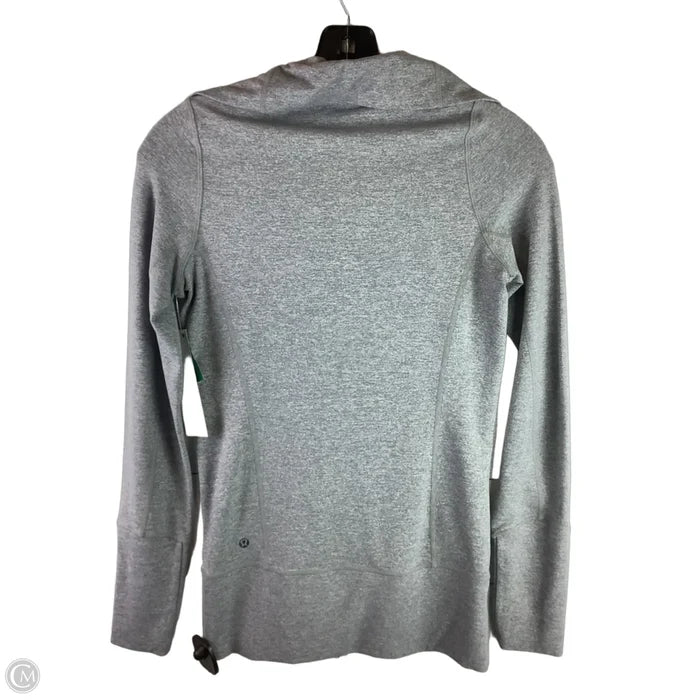 Athletic Jacket By Lululemon In Grey, Size: 2