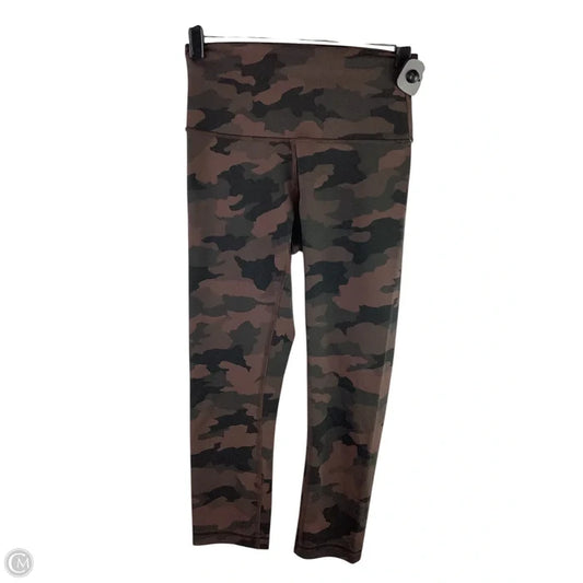 Athletic Leggings By Lululemon In Camouflage Print, Size: 4