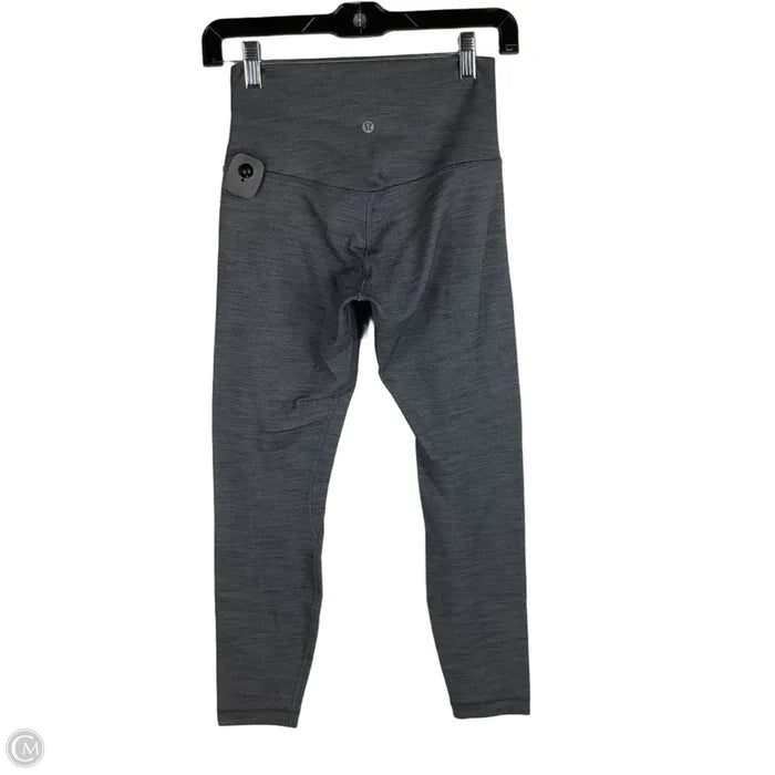 Athletic Leggings By Lululemon In Grey, Size: 6