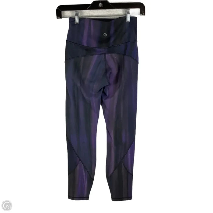 Athletic Leggings By Lululemon In Purple, Size: 4