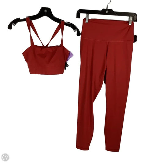 Athletic Pants 2pc By Everlane In Red, Size: S