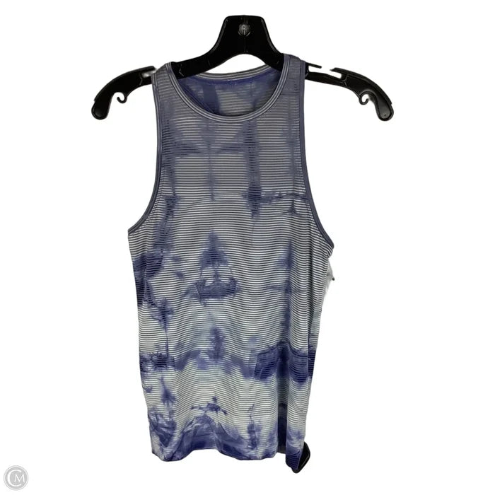 Athletic Tank Top By Lululemon In Blue, Size: 4