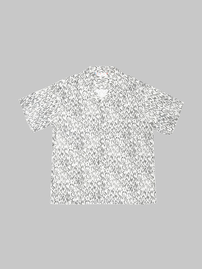 Attractions Wearmasters Lot.912 Zig-Zag Rayon Short Sleeve Shirt