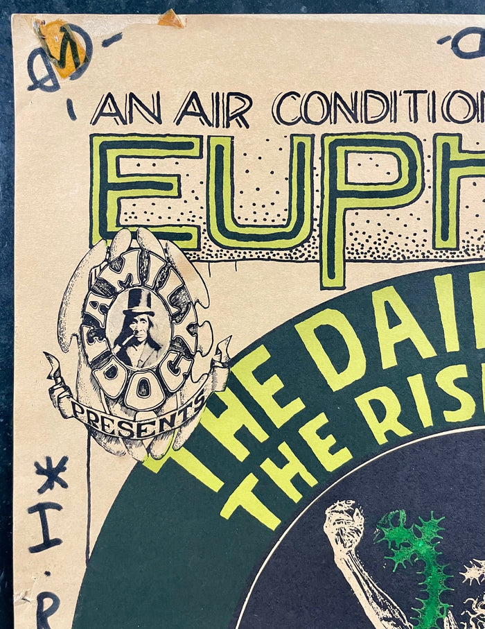 AUCTION - FD-7 - Euphoria - Daily Flash - Hand Colored - Wes Wilson  - 1966  Poster - Avalon Ballroom - Good - SF Rock Posters & Collectibles