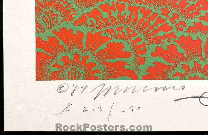 AUCTION - Summer of Love 20th Anniversary - BIG FIVE SIGNED - 1987 Poster - Golden Gate Park - Near Mint