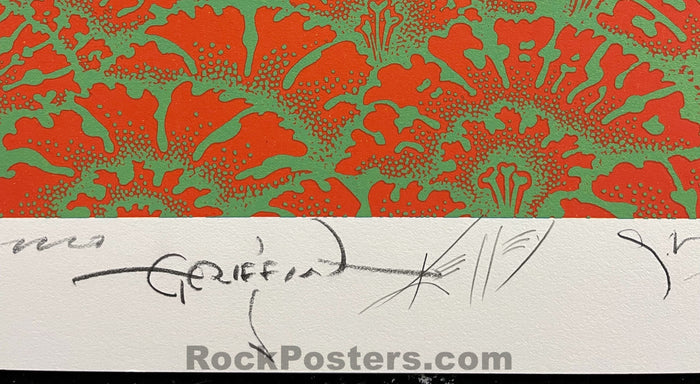 AUCTION - Summer of Love 20th Anniversary - BIG FIVE SIGNED - 1987 Poster - Golden Gate Park - Near Mint