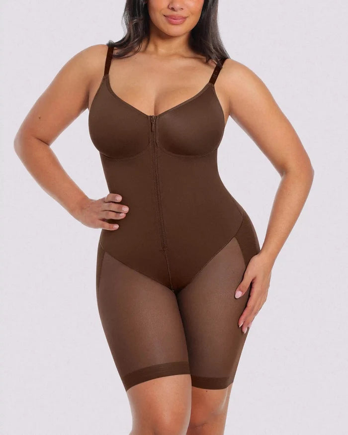 Bare Essentialsâ„?AirSlim® Hourglass Full Body Mid Thigh Bodysuit