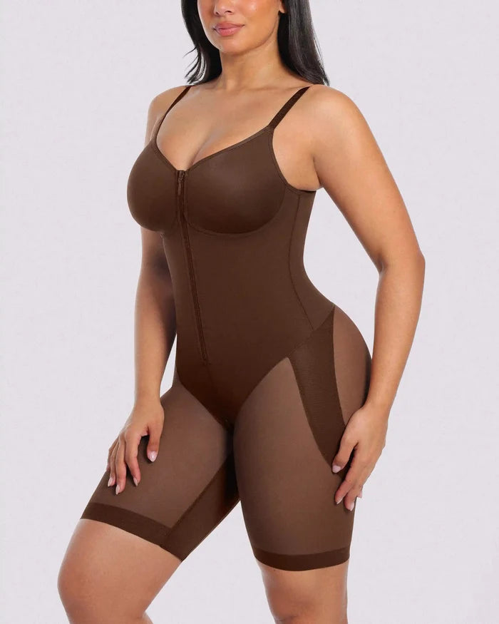 Bare Essentialsâ„?AirSlim® Hourglass Full Body Mid Thigh Bodysuit
