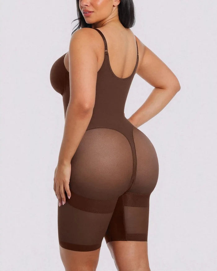 Bare Essentialsâ„?AirSlim® Hourglass Full Body Mid Thigh Bodysuit