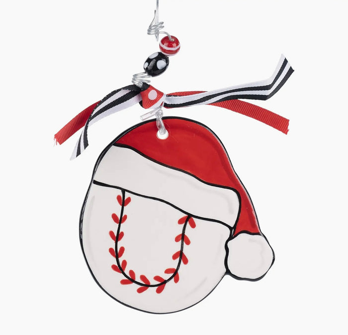 Baseball Flat Ornament
