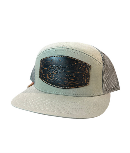 Bass Patch | Loren/Khaki | 7 Panel