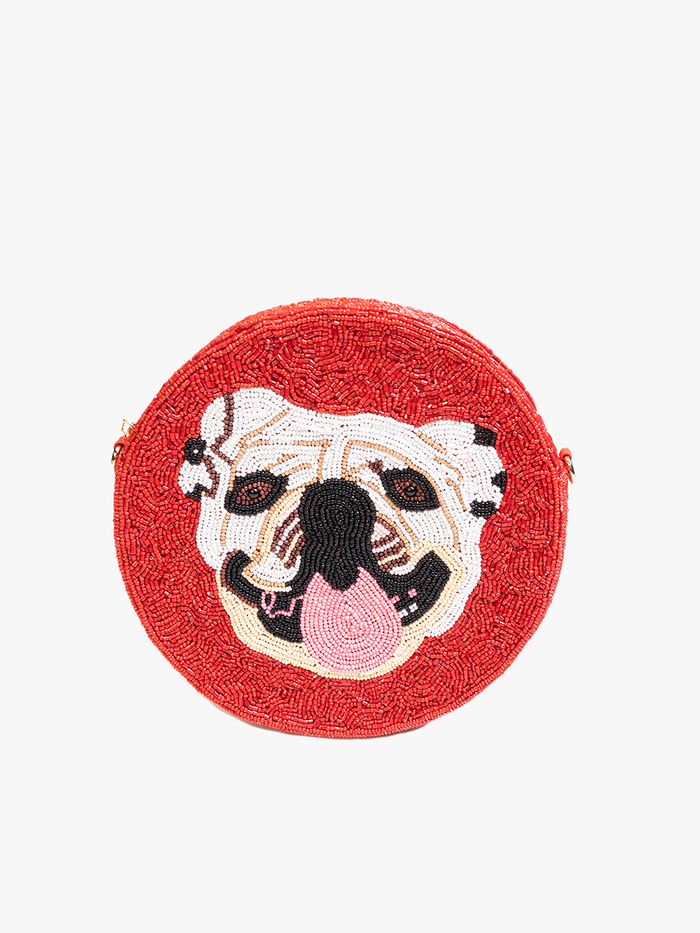 Beaded Bulldog Bag