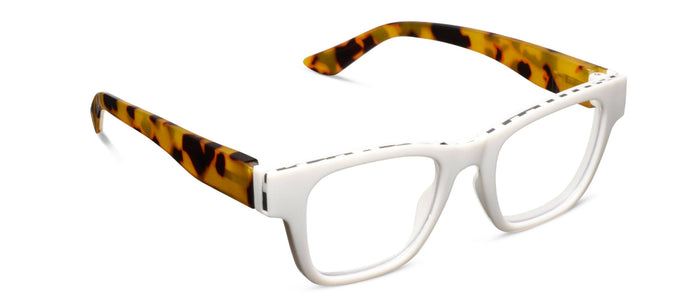 Bernadette (Blue Light): White/Tokyo Tortoise / 1.25