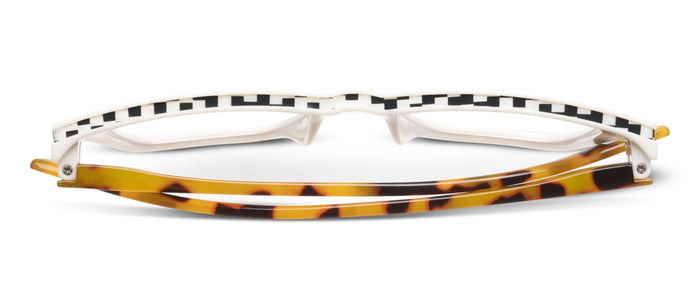 Bernadette (Blue Light): White/Tokyo Tortoise/ 1.50