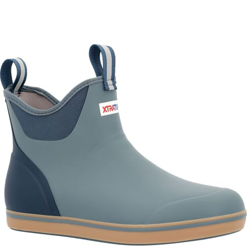 Big Kids Stormy Blue Xtratuf Deck Boots