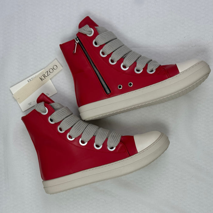 Big shoe eye street style casual leather boots