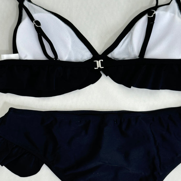 Bikini swimsuit, solid color bikini set