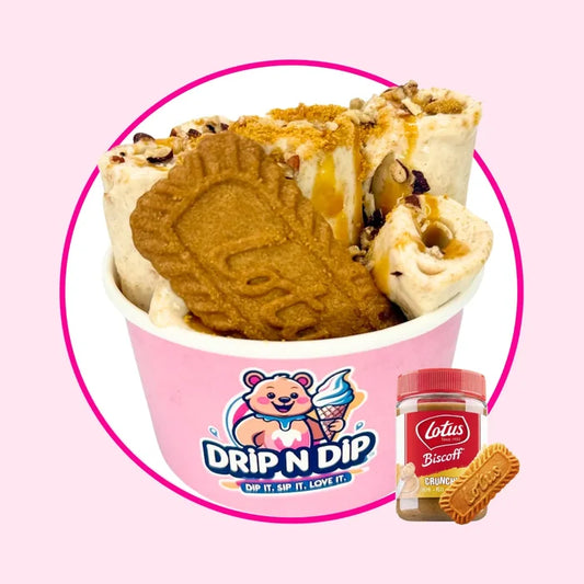 BISCOFF CRUSH - ROLLED ICE CREAM -