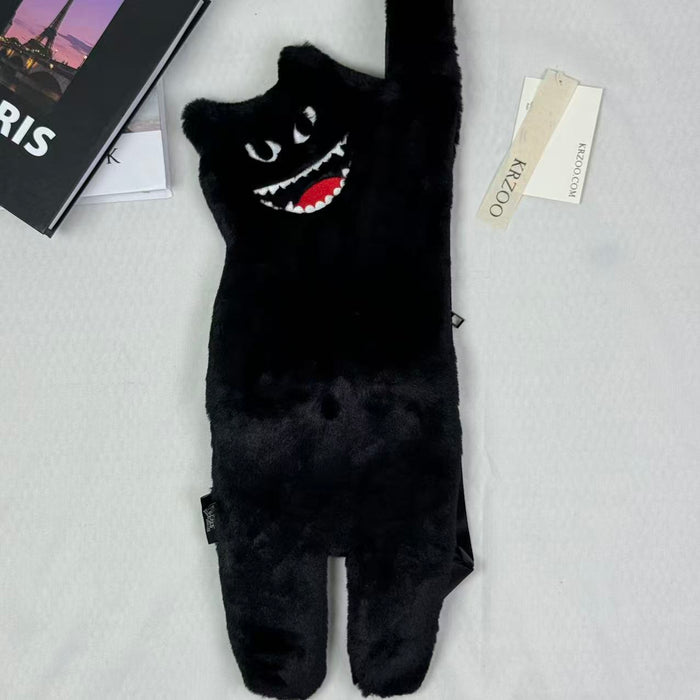 Black cat's underarm bag