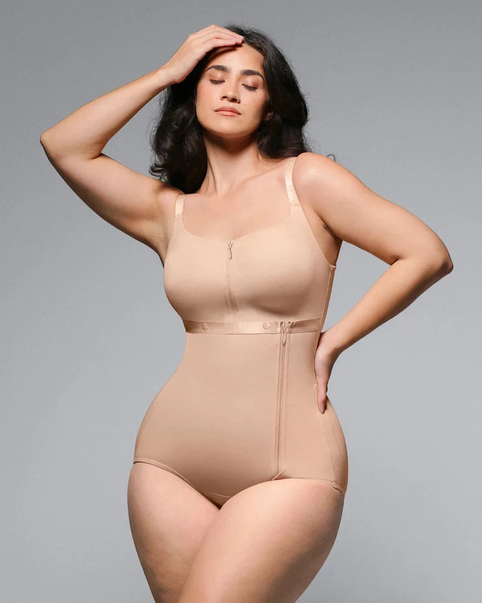 BOOT-YEAHâ„?AirSlim®  Built-in Tummy Control Cincher Brief Bodysuit