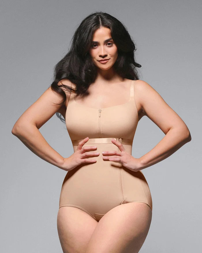 BOOT-YEAHâ„?AirSlim®  Built-in Tummy Control Cincher Brief Bodysuit