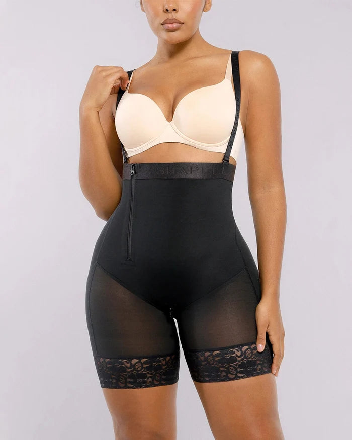 Side Zipper / Black / S